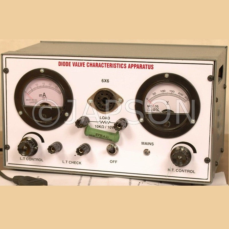 Diode Valve Characteristics Apparatus Diode Valve Characteristics Apparatus